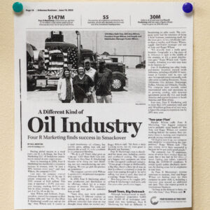 News Paper Clipping from Arkansas Business Journal